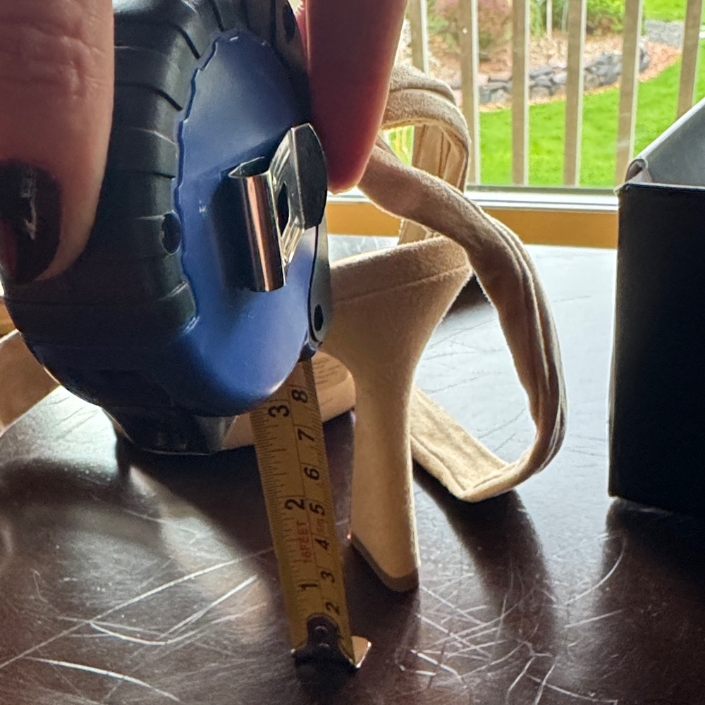 Nine West Beige Heeled Sandals - Picture 2 of 4